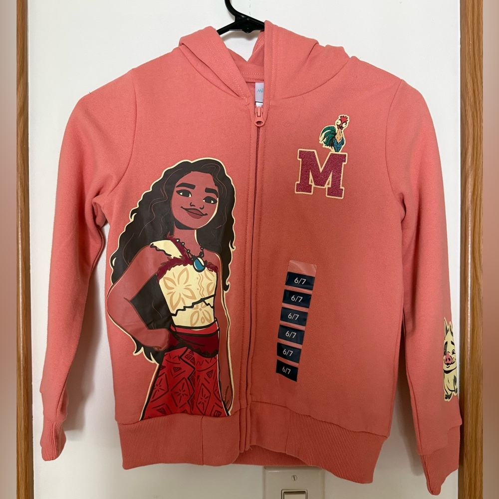 Disney Coral Moana Hoodie for Kids - Picture 2 of 5